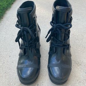 Sorel Rain Booties, Size 8